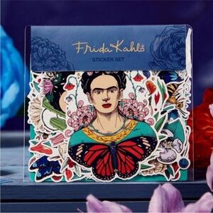 Frida Kahlo Bundle Lot Sticker Set of 50 and Pair of Ankle Socks